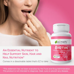 Vegan, non-GMO biotin ingredients label