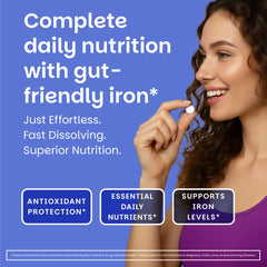 Packaging highlights sugar-free, vegan, and non-GMO claims