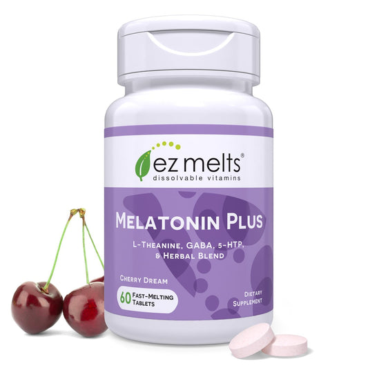 EZ Melts dissolvable melatonin sleep support tablets, 60-day supply