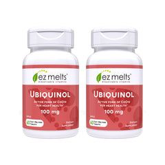 EZ Melts Ubiquinol 100mg bottle