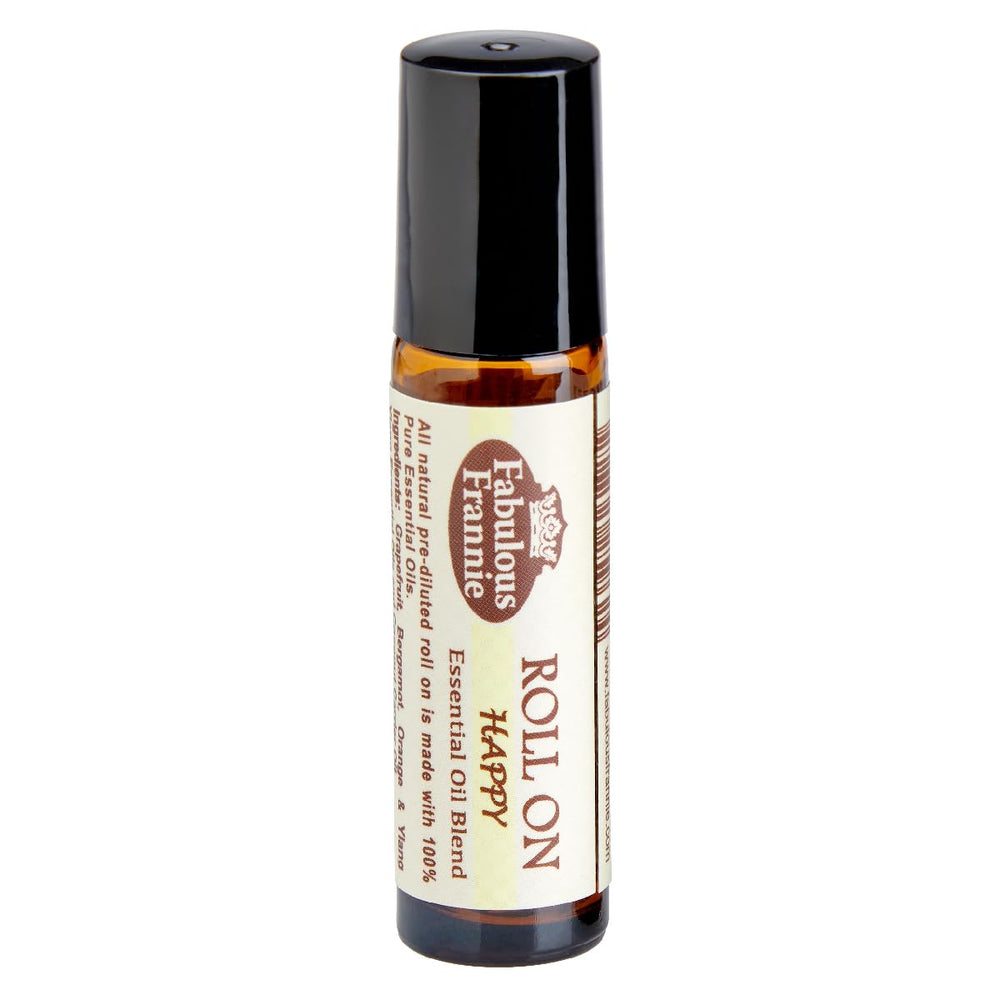 Fabulous Frannie Happy Essential Oil Blend Roll-On bottle, 10ml, pre-diluted