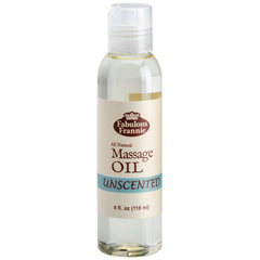 Fabulous Frannie Unscented Massage Oil bottle - 4oz