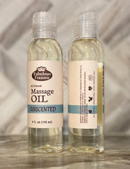 Close-up: Unscented base massage oil for essential oils