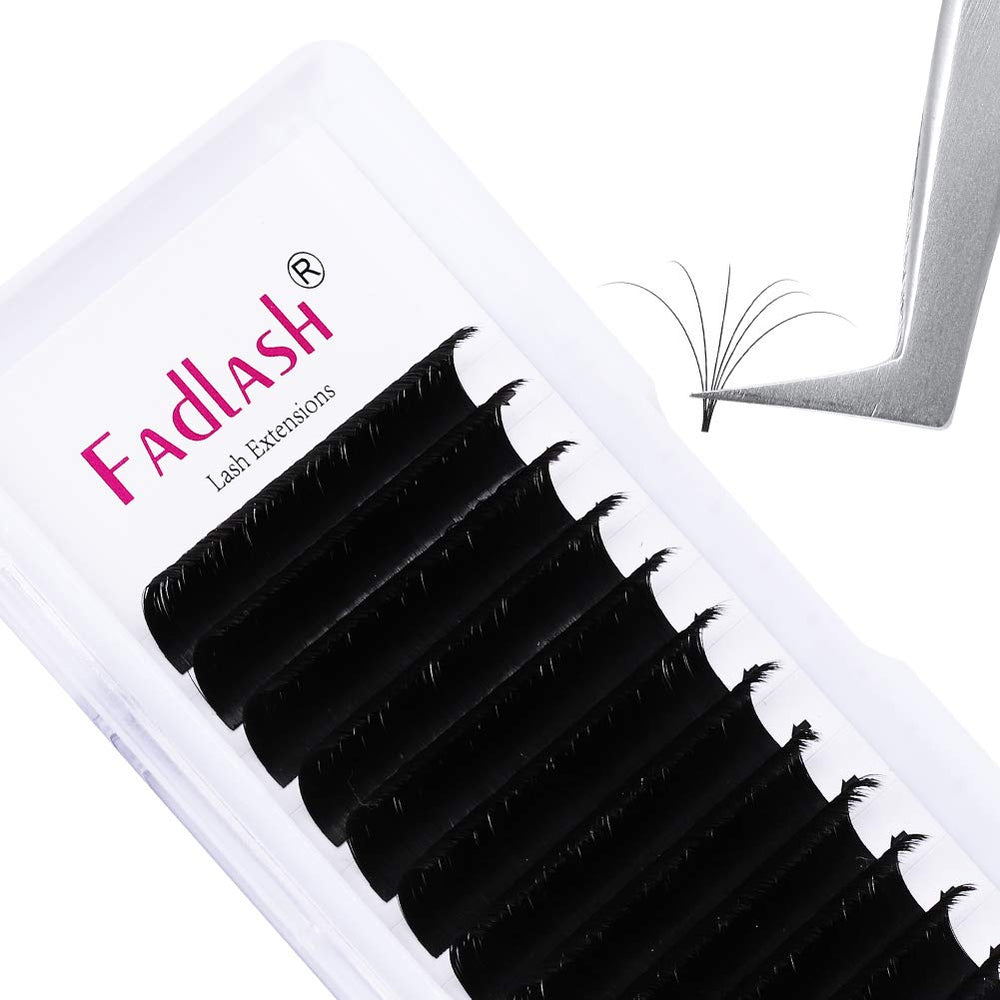 FADLASH self-fanning D-curl lashes 0.07mm for dramatic volume