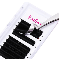 FADLASH 0.07mm D-curl extensions for easy hand-fanned volumes