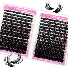 FADLASH lash clusters with mixed lengths for natural to dramatic looks.