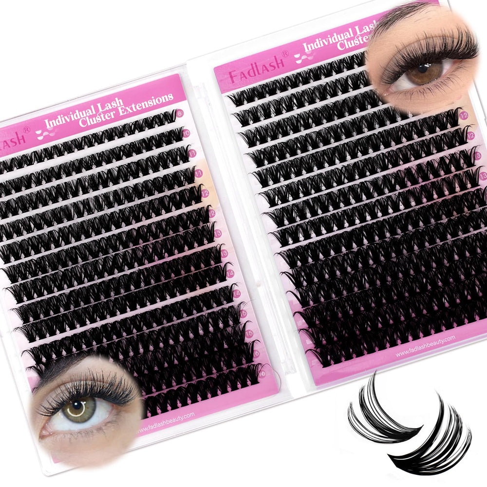 FADLASH durable clusters maintain curl after multiple uses.