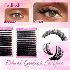 FADLASH fluffy wispy clusters for volumized daytime looks.