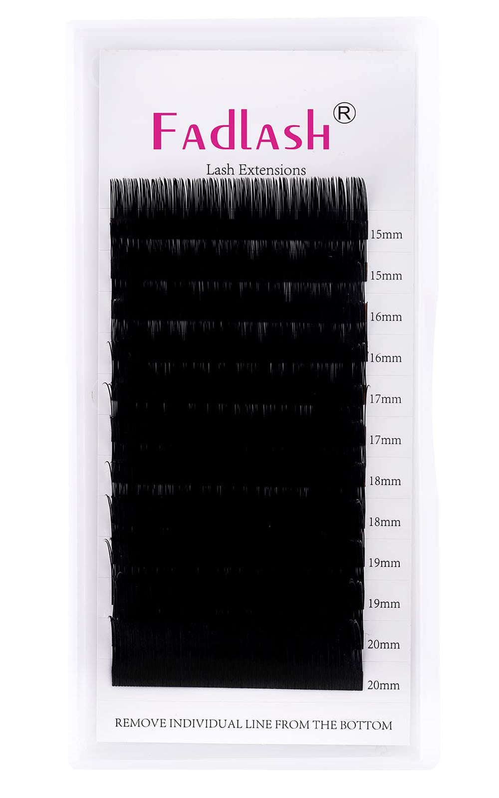 FADLASH 0.20mm thickness keeps lashes light yet fuller-looking