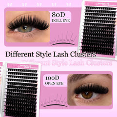 FADLASH beginner-friendly lash clusters for quick home application