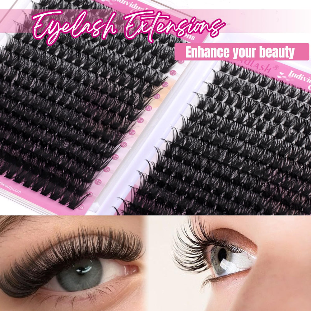 FADLASH lash clusters maintain curl and shape over time