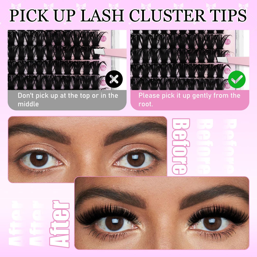 FADLASH clusters suitable for daily wear or special occasions