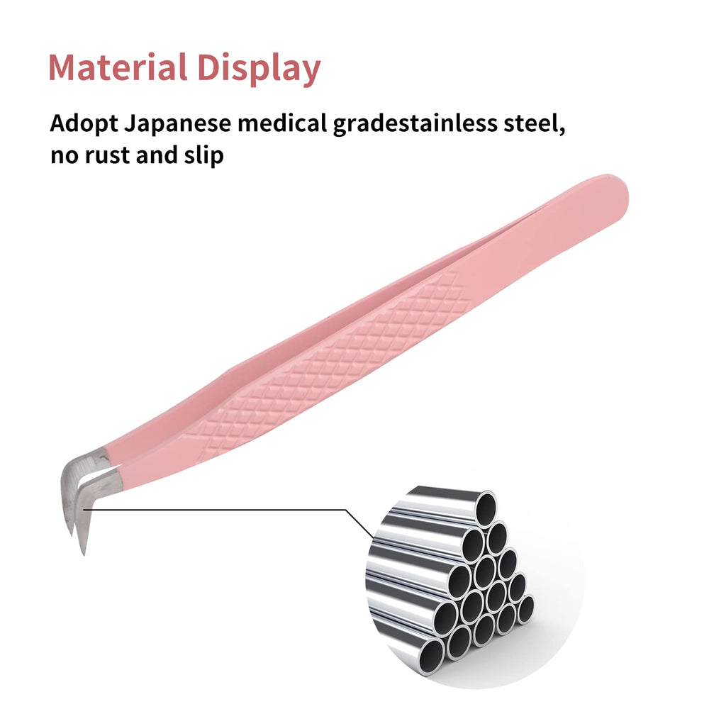 FADLASH lash tweezers ideal for volume fans and precision work