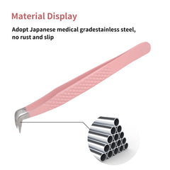 FADLASH lash tweezers ideal for volume fans and precision work