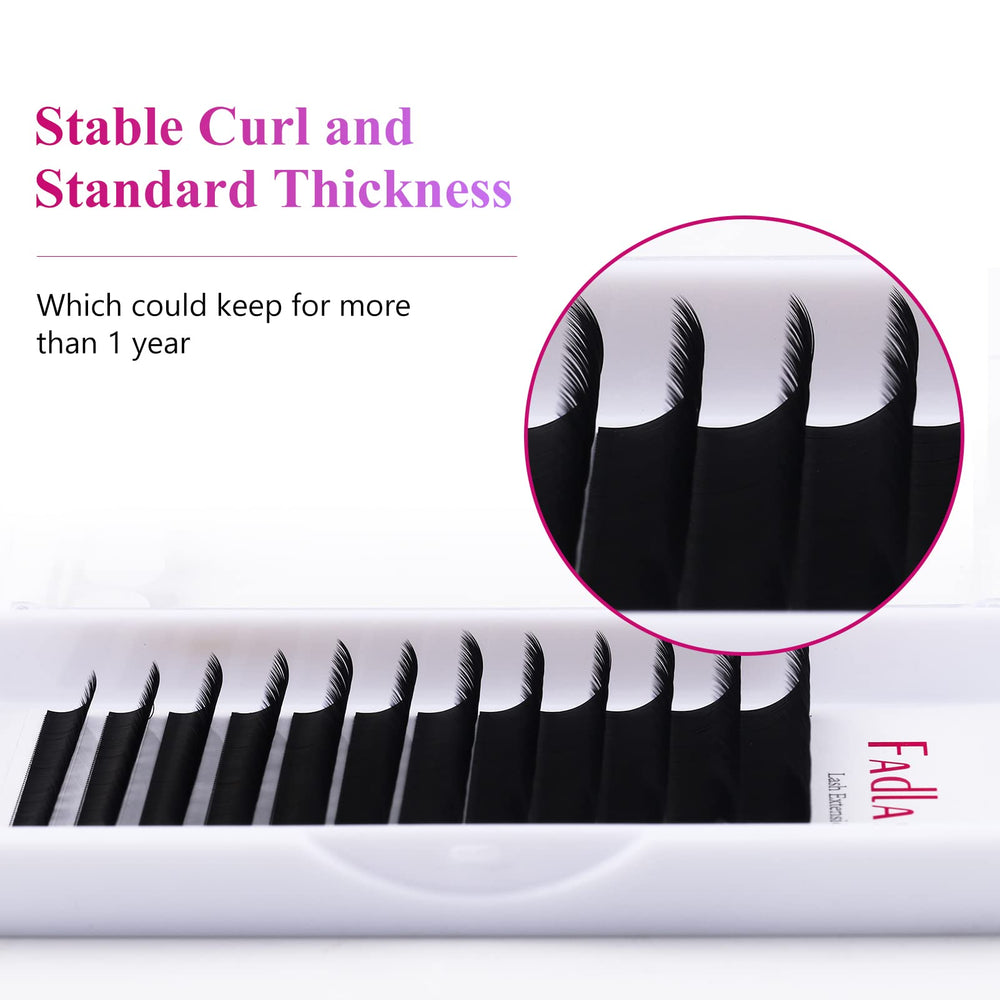 FADLASH stable curl lashes retain shape for long-lasting results.
