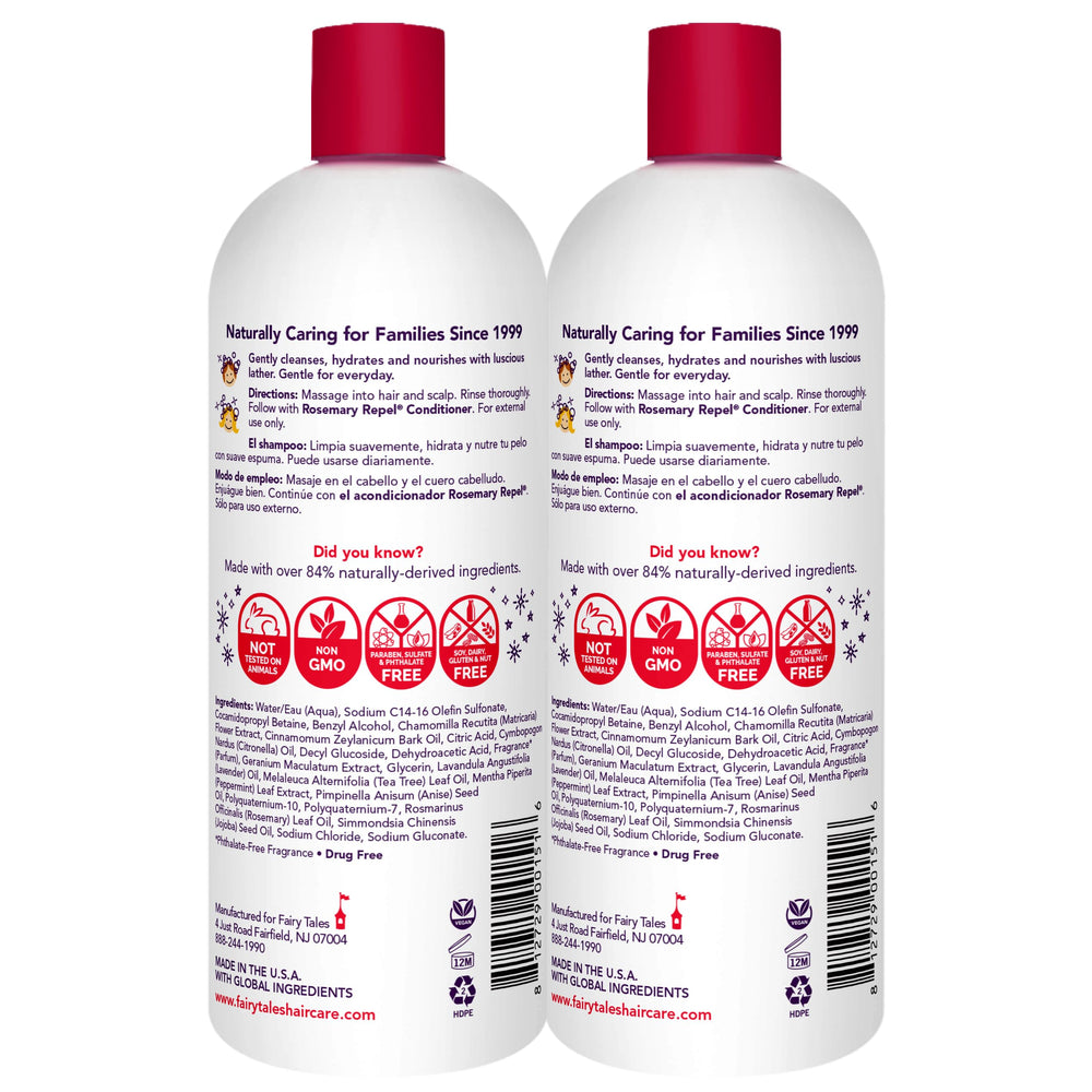 Fairy Tales Rosemary Repel kids shampoo used for daily haircare and lice-prevention in everyday routines.