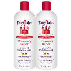 Fairy Tales Rosemary Repel daily kids shampoo front bottle highlights gentle cleansing and kid-friendly scent.
