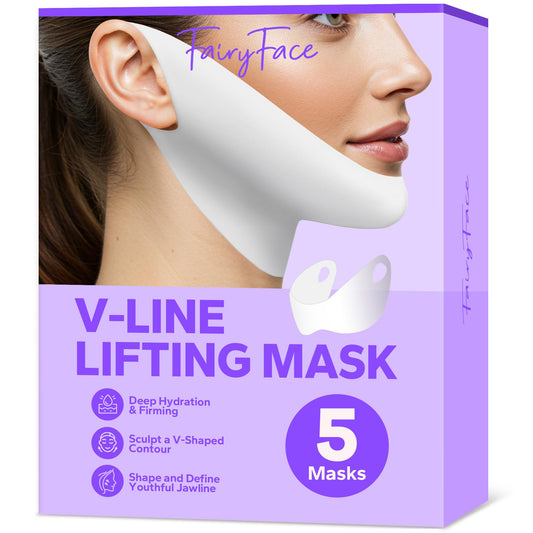 FairyFace V-Line Mask pack—gentle jawline firming and hydration