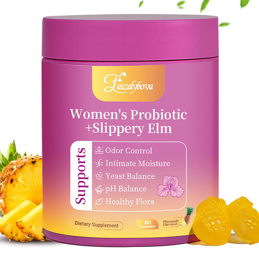 Bottle of Faizalybova Feminine Probiotics Gummies – 60 gummies