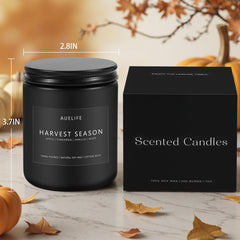 Gift-ready Maple Syrup Latte candle for coffee lovers and Thanksgiving