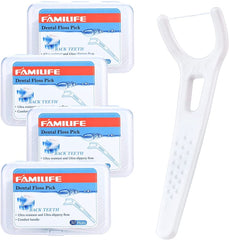 FAMILIFE unwaxed floss picks designed for back teeth