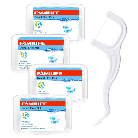 FAMILIFE floss picks 200 count unflavored dental flossers