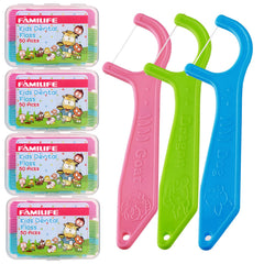 FAMILIFE kids flossers with travel case