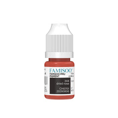 FAMISOO PMU lip pigment rose in a 5ml bottle for long-lasting lip color.
