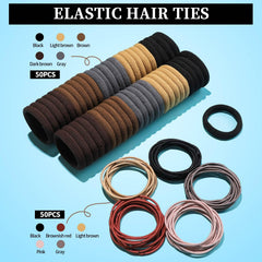 Fandamei 2mm elastic ties in five colors for delicate styling