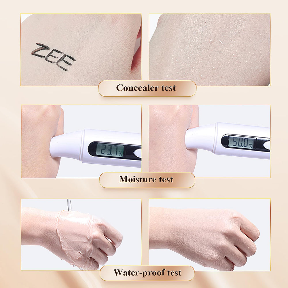 Fanterday long-lasting coverage conceals blemishes and pores.