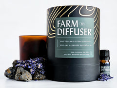 Farm to Diffuser lava rock diffuser close-up for subtle mood-enhancing aroma