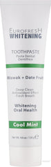 Tube of FARMASi EUROFRESH Whitening Toothpaste with Miswak and Date Fruit