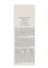 Relaxing massage scene featuring Farmasi Paprika Balsam Massage Gel