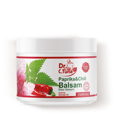 Front view of FARMASi Paprika & Chili Balsam bottle