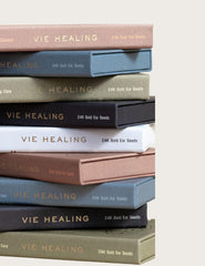 Stylish, shimmering ear seeds highlighting fashion and wellness