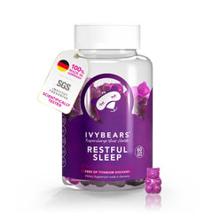 Melatonin gummies bottle and packaging – 5 mg per gummy