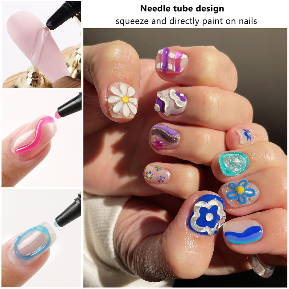 Fcozpjk multifunctional gel used as glue for rhinestones and charms.