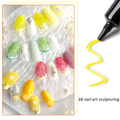 Fcozpjk precision needle-tube enables easy gel application on nails.