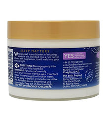 Lavender and chamomile essential oils with sleep butter