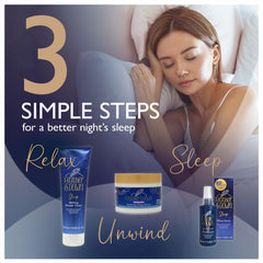 Nighttime skincare concept with sleep butter and soft lighting