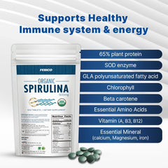 Serving size: 6 tablets (3g) per day