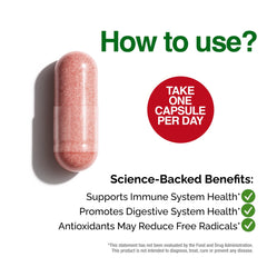Vitamins A, C, D3 and Zinc in the formula