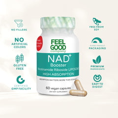 Close-up of the bottle label highlighting 300 mg Nicotinamide Riboside Chloride per serving.