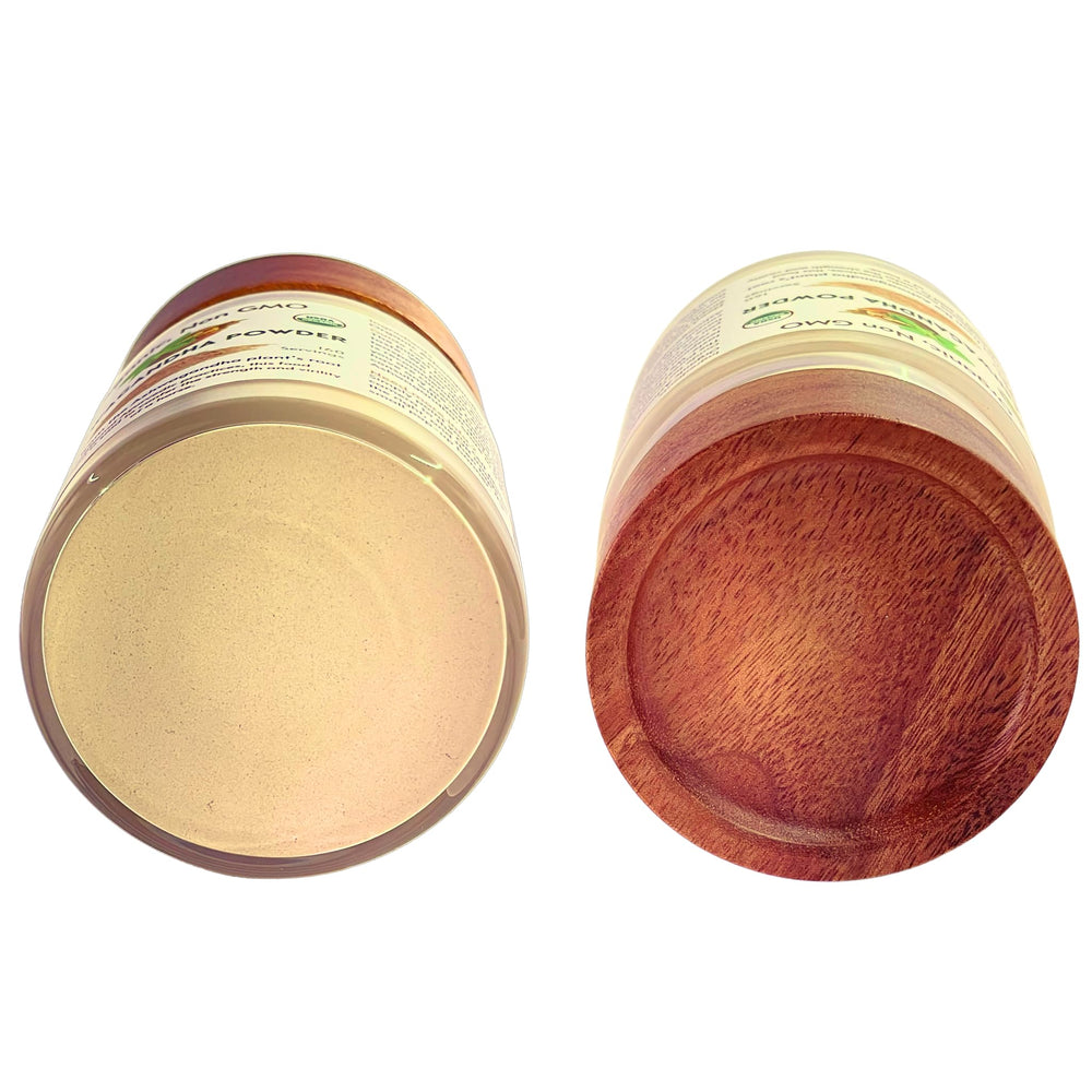 Feenlo Ashwagandha label with organic and non-GMO seals