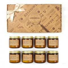 Feibao front packaging showing six-candle gift box and seasonal appeal