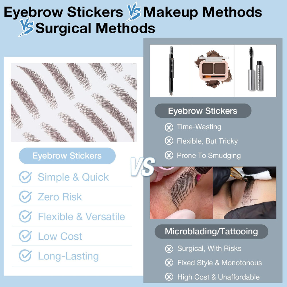 FeidyLong brow styles for Korean straight to arches for daily use.