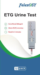 FelexOSY ETG 12-pack product packaging and strips