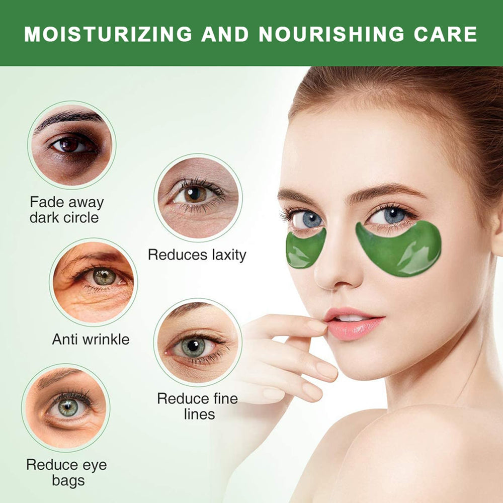 Felico seaweed eye mask close-up soothes under-eye skin