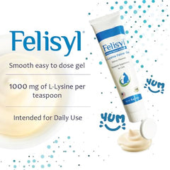 Measuring applicator with Felisyl L-Lysine Gel