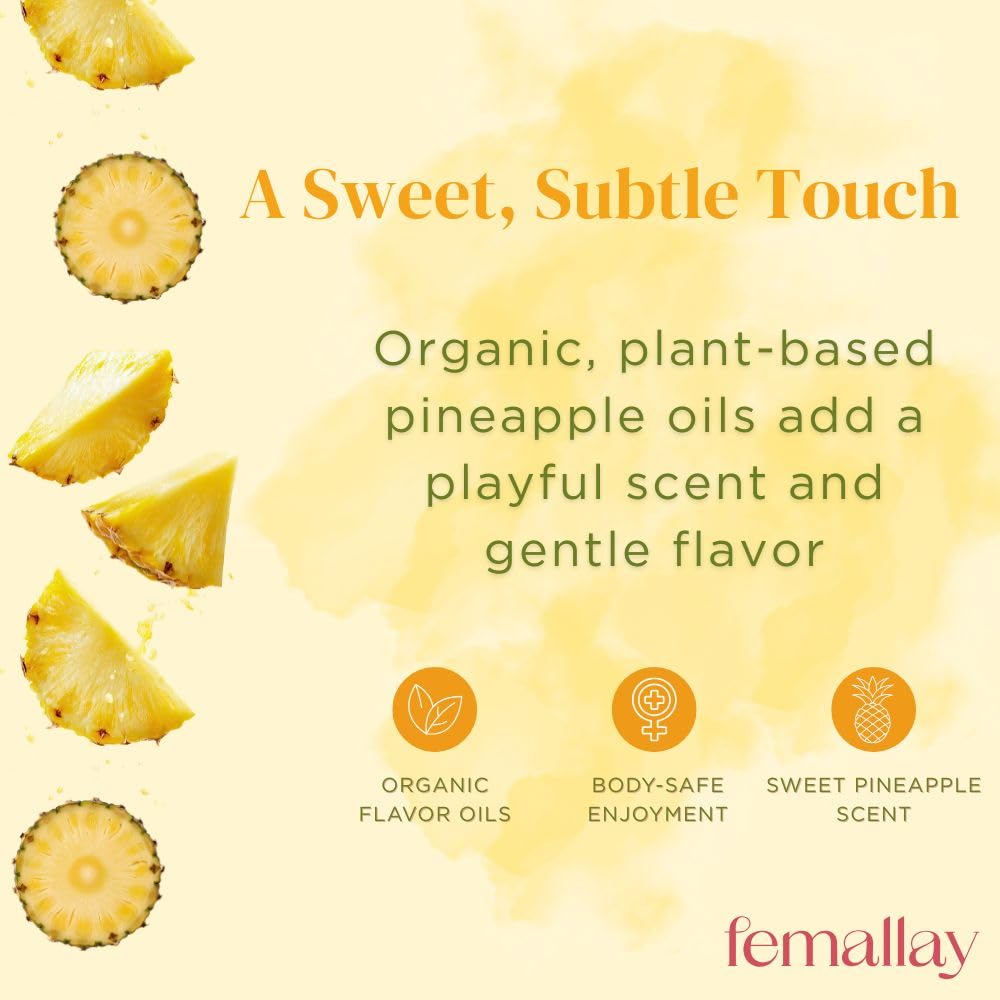 Femallay Vaginal Melts dissolving action highlights body-warm, natural lubrication.